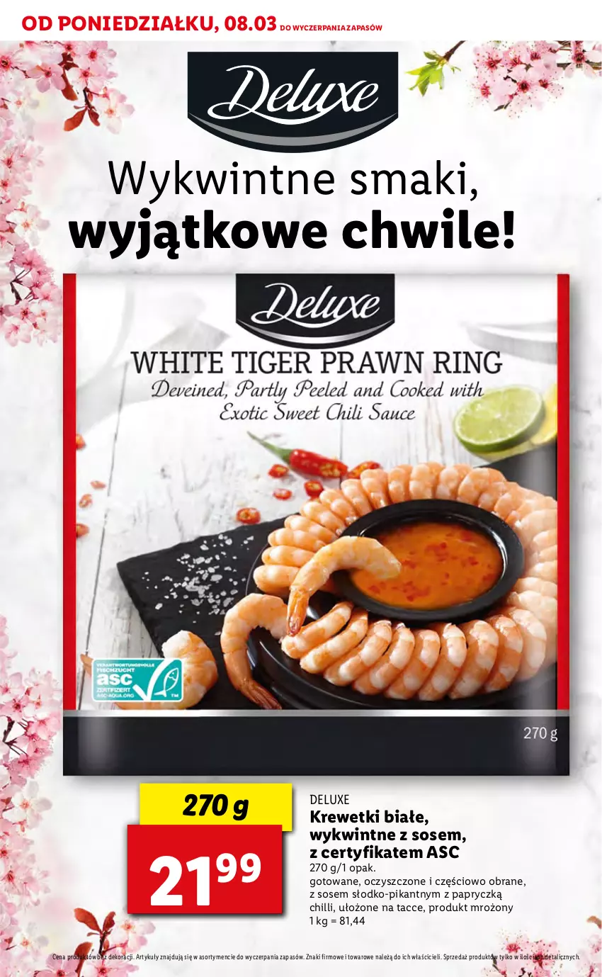 Gazetka promocyjna Lidl - DELUXE WIELKANOC - ważna 08.03 do 13.03.2021 - strona 2 - produkty: Krewetki, Sos