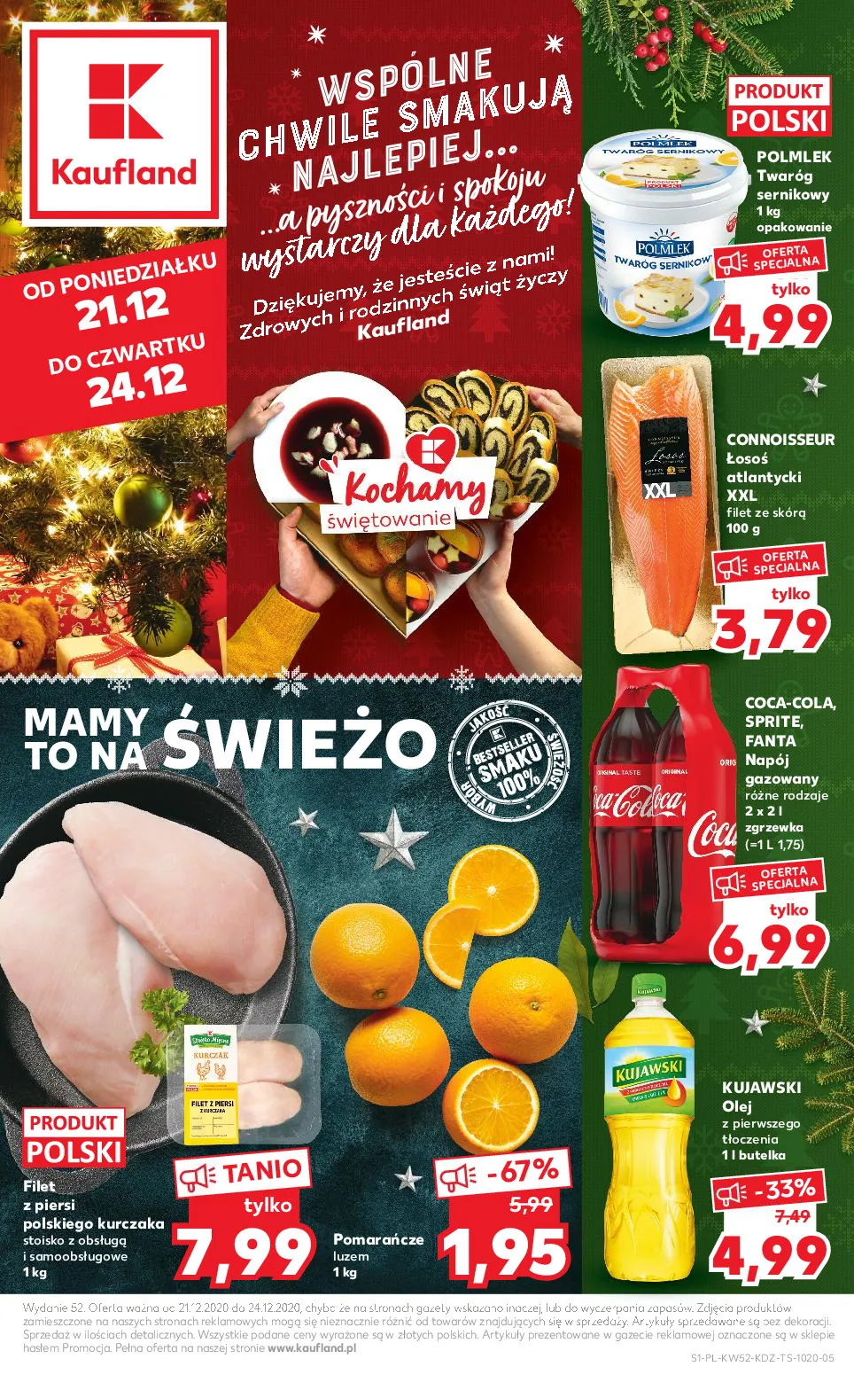 Gazetka promocyjna Kaufland - Święta - ważna 21.12 do 24.12.2020 - strona 1