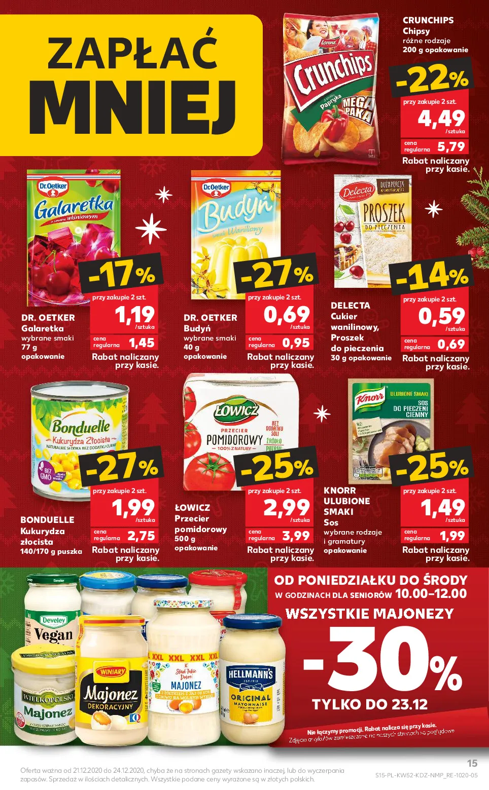 Gazetka promocyjna Kaufland - Święta - ważna 21.12 do 24.12.2020 - strona 15