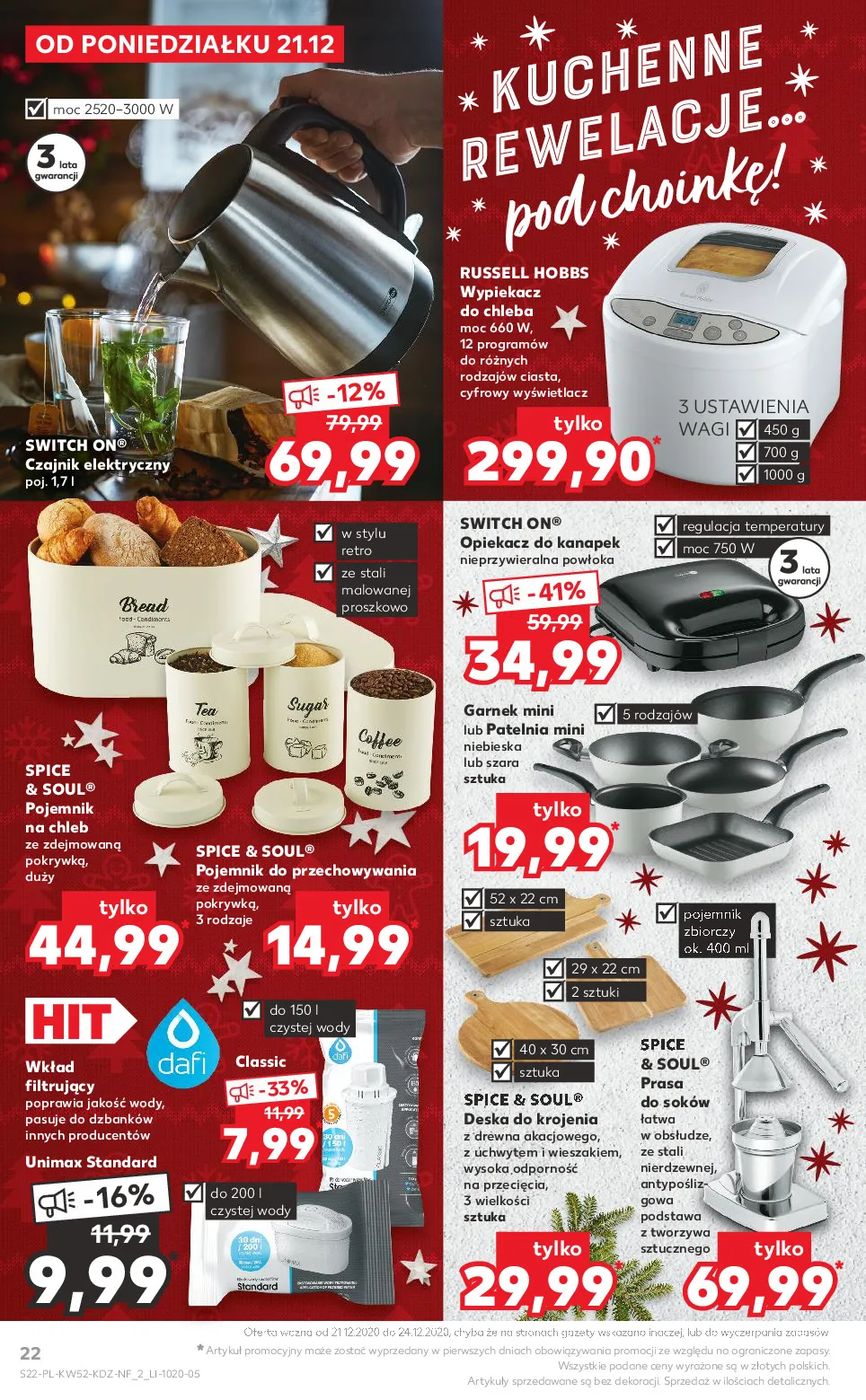 Gazetka promocyjna Kaufland - Święta - ważna 21.12 do 24.12.2020 - strona 22