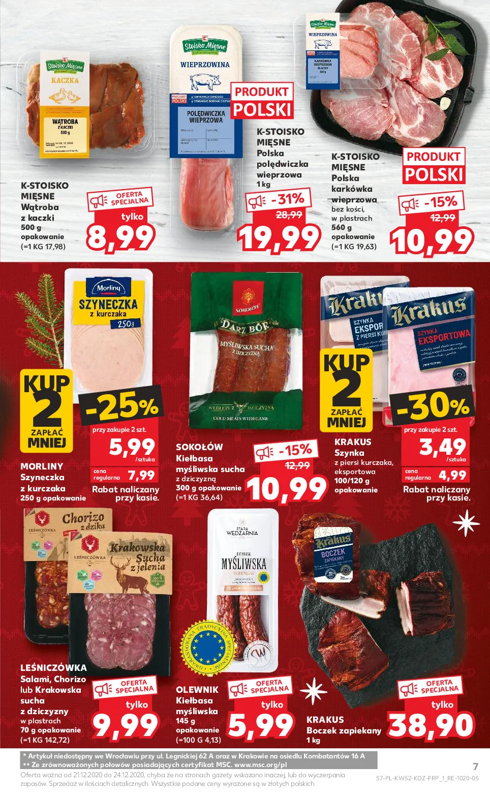 Gazetka promocyjna Kaufland - Święta - ważna 21.12 do 24.12.2020 - strona 7