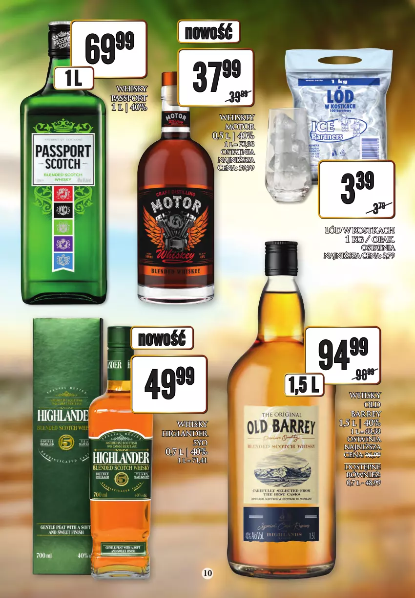 Gazetka promocyjna Dino - Katalog alkoholowy czerwiec 05-10.06 - ważna 04.06 do 10.06.2023 - strona 10 - produkty: Por, Sport, Whiskey, Whisky