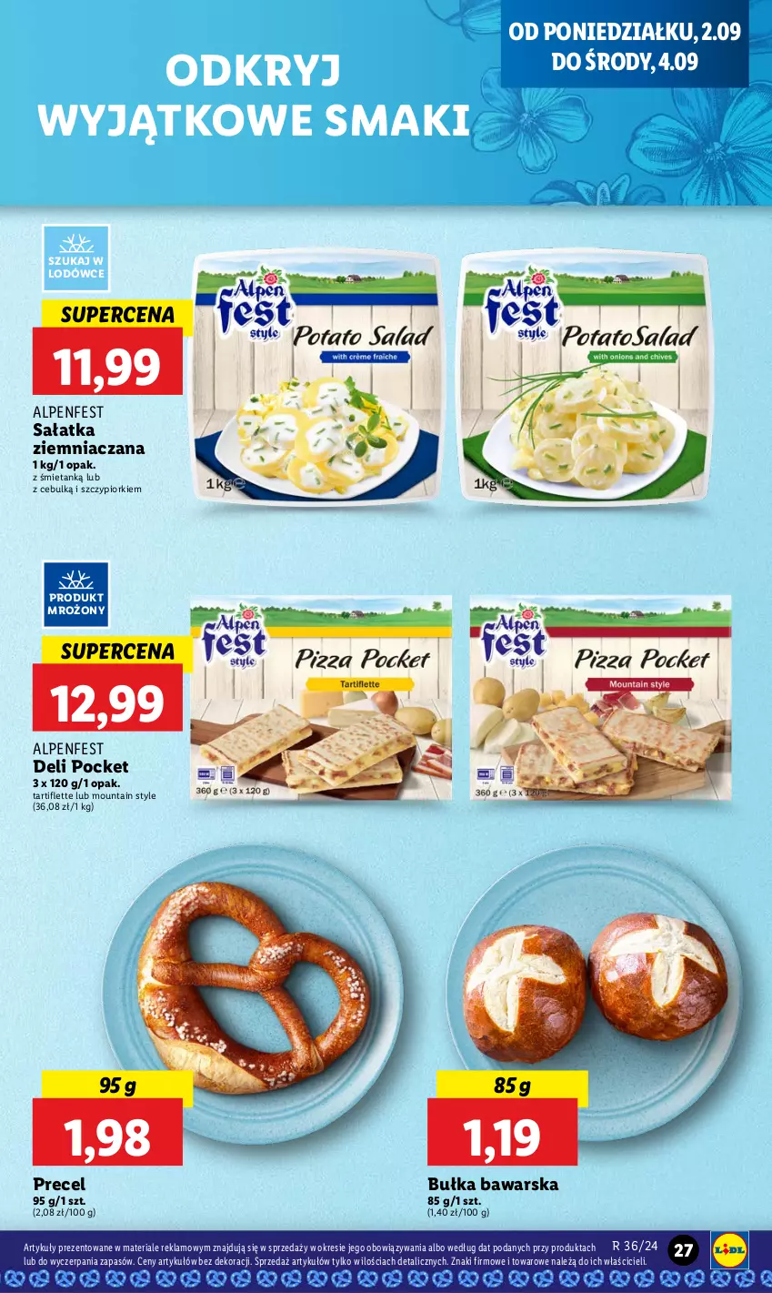 Gazetka promocyjna Lidl - GAZETKA - ważna 02.09 do 04.09.2024 - strona 33 - produkty: Bułka, Sałat, Sałatka