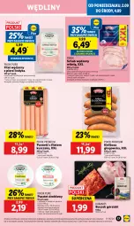 Gazetka promocyjna Lidl - GAZETKA - Gazetka - ważna od 04.09 do 04.09.2024 - strona 23 - produkty: Kurczak, Pur, Parówki, Pasztet, PIKOK, Boczek, Kiełbasa głogowska, Kabanos, Kiełbasa