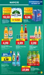 Gazetka promocyjna Lidl - GAZETKA - Gazetka - ważna od 04.09 do 04.09.2024 - strona 31 - produkty: Sok, Mus, Napoje, LANA, Pepsi, Tymbark, Smoothie, Kubuś Waterrr, Kubuś, Woda, Gres, Mango, Napój, Kokos