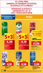 Gazetka promocyjna Lidl - GAZETKA - Gazetka - ważna od 04.09 do 04.09.2024 - strona 40 - produkty: Piwo, NBA, Gra, Warka, Carlsberg, Kozel