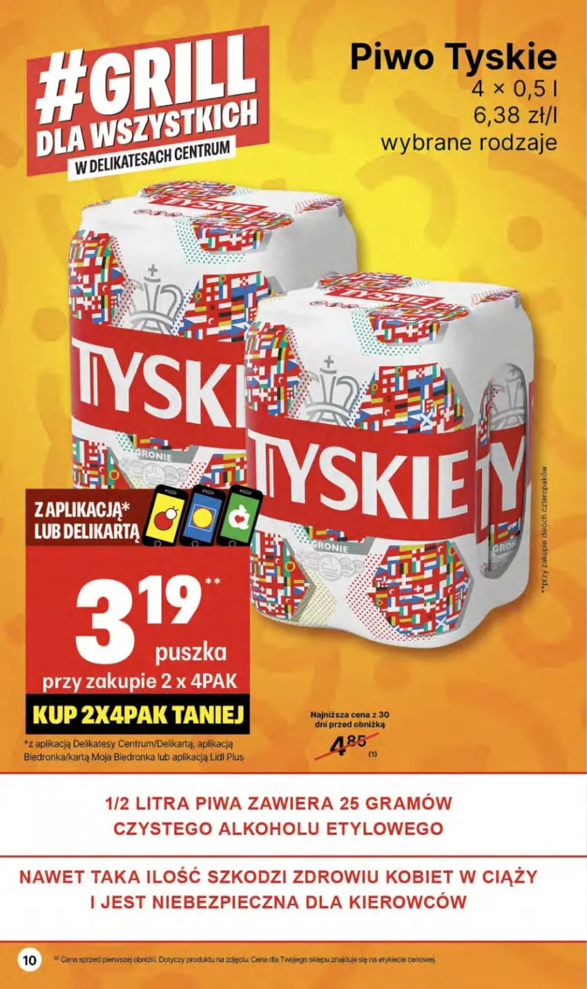 Gazetka promocyjna Delikatesy Centrum - NOWA GAZETKA Delikatesy Centrum od 30 maja! 30.05-05.06.2024 - ważna 30.05 do 05.06.2024 - strona 10 - produkty: Dron, Piwo, Rum, Tyskie