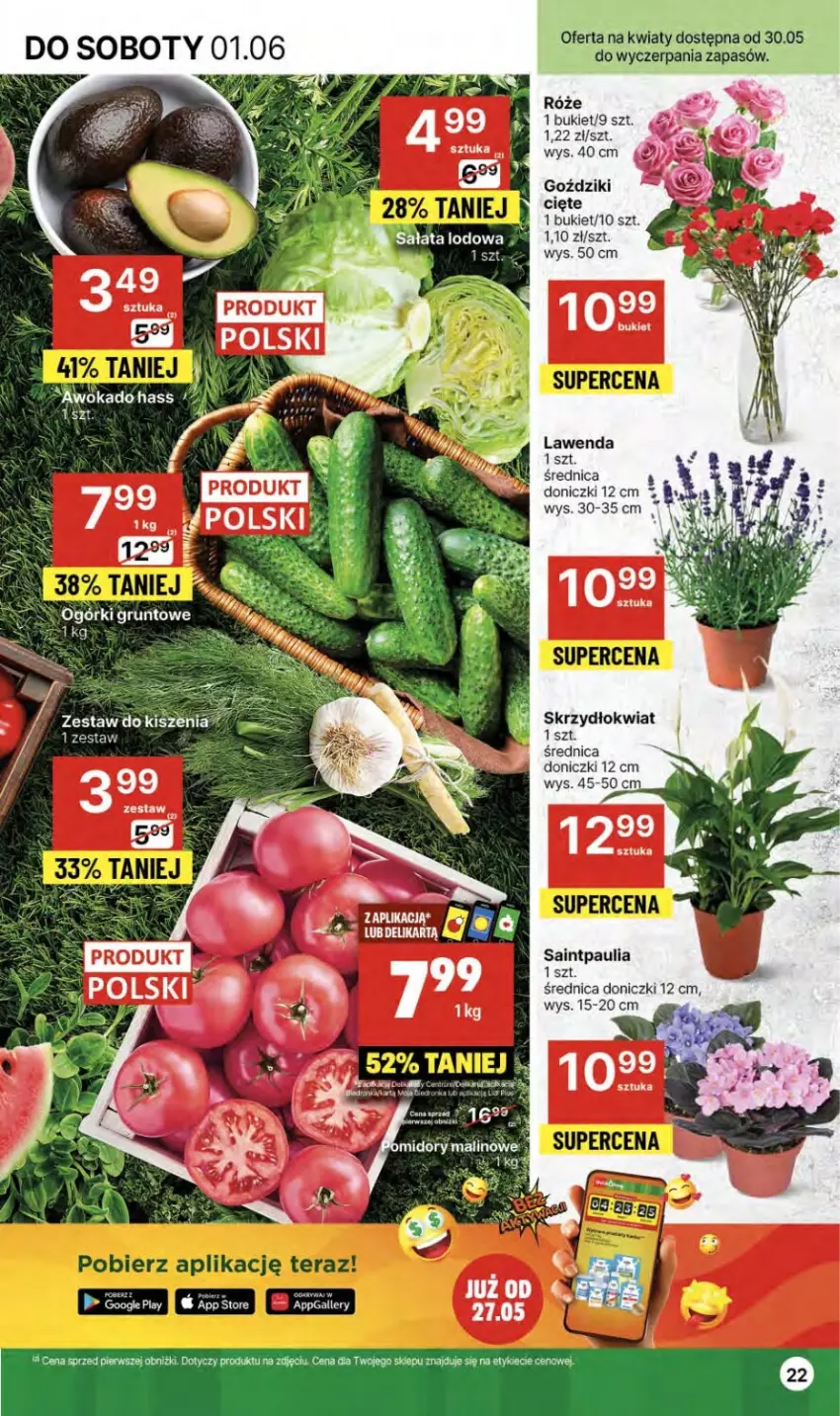 Gazetka promocyjna Delikatesy Centrum - NOWA GAZETKA Delikatesy Centrum od 30 maja! 30.05-05.06.2024 - ważna 30.05 do 05.06.2024 - strona 22 - produkty: Bukiet