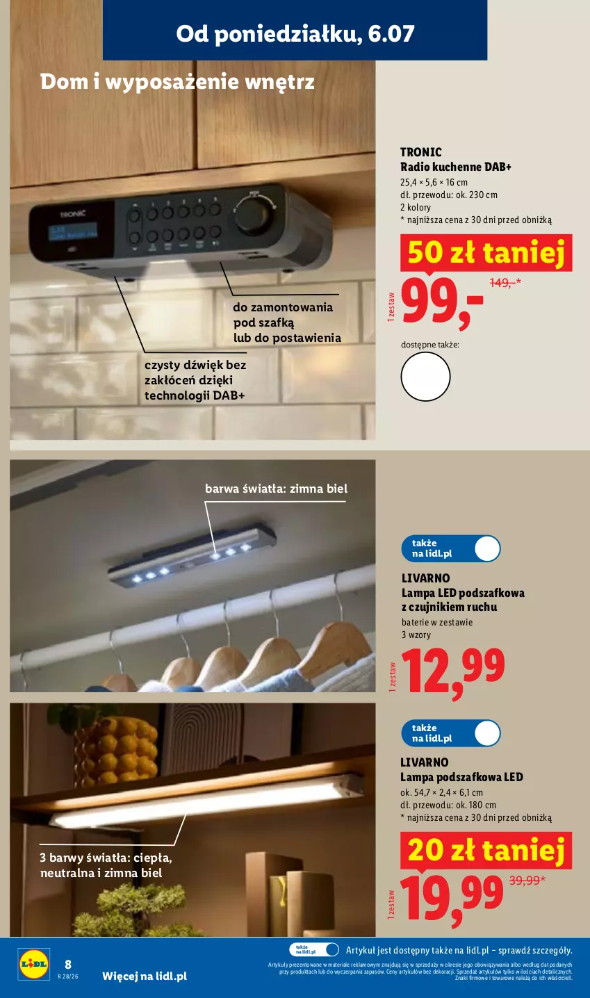Gazetka promocyjna Lidl - Katalog ważny od 6.07 - ważna 06.07 do 11.07.2026 - strona 10 - produkty: Ivar, Lampa, Lampa LED
