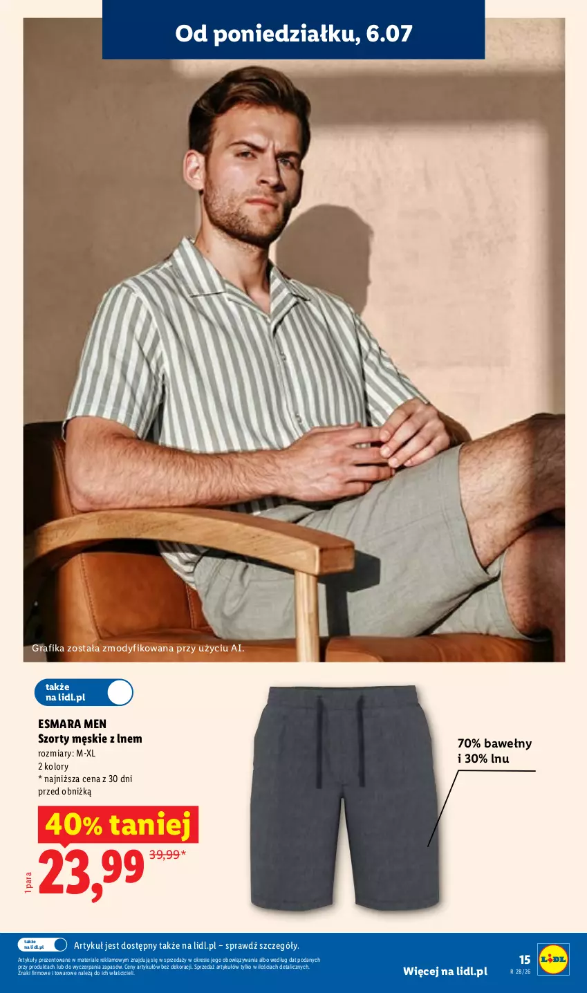 Gazetka promocyjna Lidl - Katalog ważny od 6.07 - ważna 06.07 do 11.07.2026 - strona 17 - produkty: Gra, Grafika, Szorty