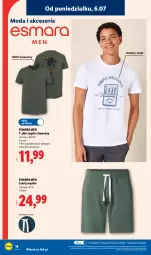 Gazetka promocyjna Lidl - Katalog ważny od 6.07 - Gazetka - ważna od 11.07 do 11.07.2026 - strona 20 - produkty: Szorty, T-shirt, Moda