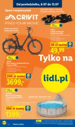 Gazetka promocyjna Lidl - Katalog ważny od 6.07 - Gazetka - ważna od 11.07 do 11.07.2026 - strona 26 - produkty: Rower elektryczny, Por, Sandał, Rower, Sport, Akumulator