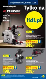 Gazetka promocyjna Lidl - Katalog ważny od 6.07 - Gazetka - ważna od 11.07 do 11.07.2026 - strona 5 - produkty: Parkside, Frezarka, Szlifierka, Ogród, Akumulator