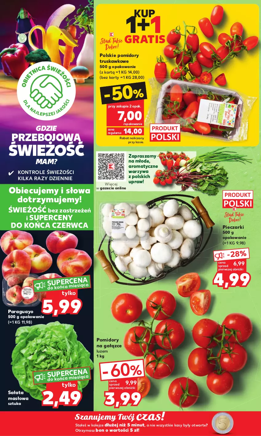 Gazetka promocyjna Kaufland - Mocny Start - ważna 12.06 do 14.06.2023 - strona 4 - produkty: Gra, Masło, Olej, Piec, Pomidory, Sałat, Sałata masłowa, Sok, Warzywa