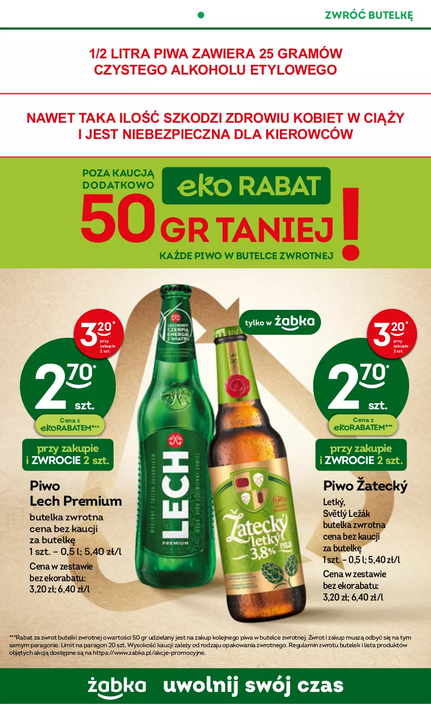 Gazetka promocyjna Żabka - ważna 04.01 do 10.01.2023 - strona 14 - produkty: Gra, Lech Premium, Mus, Olej, Piec, Piwa, Piwo, Sok