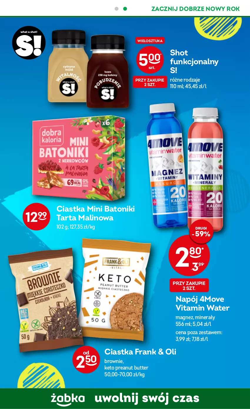 Gazetka promocyjna Żabka - ważna 04.01 do 10.01.2023 - strona 23 - produkty: Baton, Brownie, Ciastka, Magnez, Napój, Tarta, Tonik