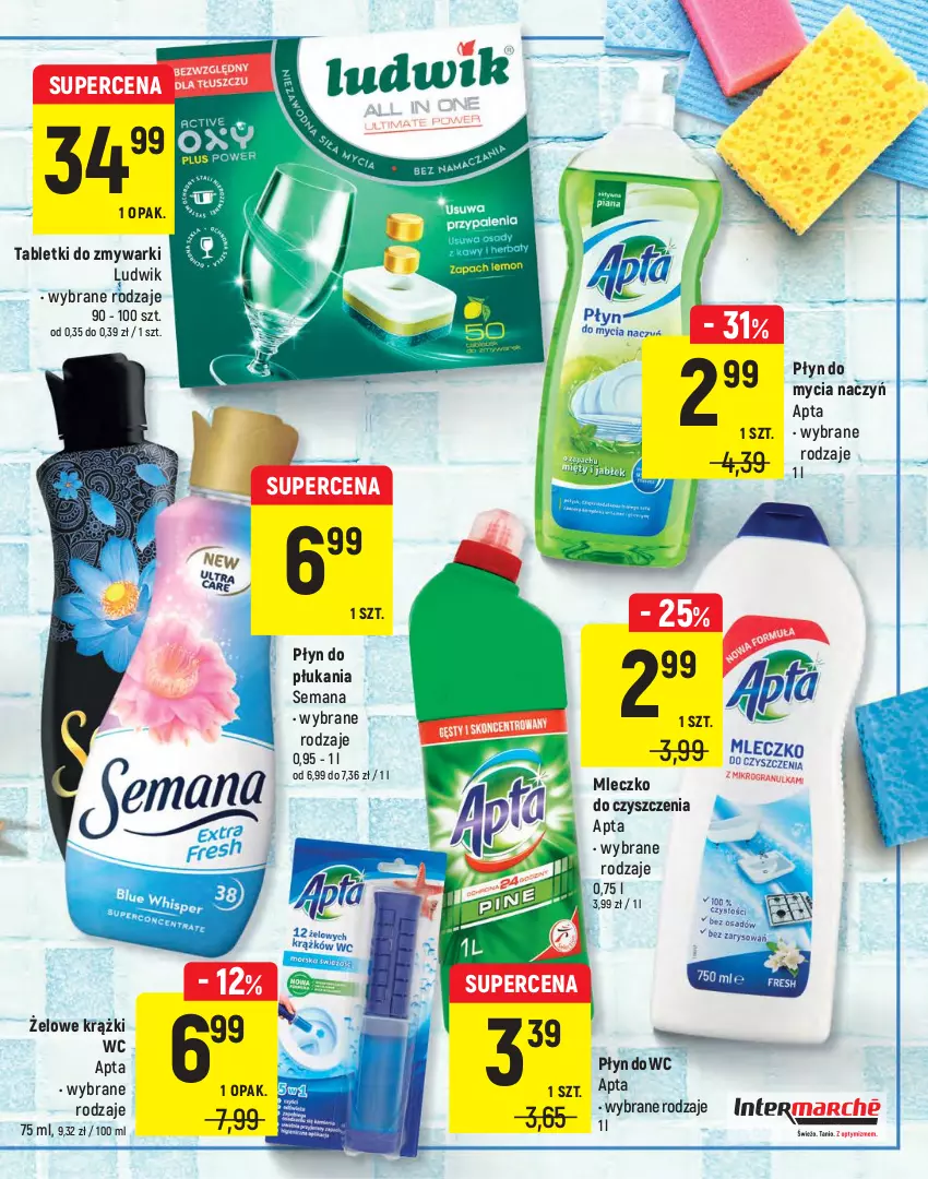 Gazetka promocyjna Intermarche - Warto wybrać - ważna 27.04 do 10.05.2021 - strona 19 - produkty: Bell, Do mycia naczyń, Ludwik, Mleczko, Papier, Papier toaletowy, Płyn do mycia, Płyn do mycia naczyń, Płyn do płukania, Płyn do wc, Proszek do prania, Ręcznik, Rolki, Rum, Tablet, Tabletki do zmywarki, Zmywarki