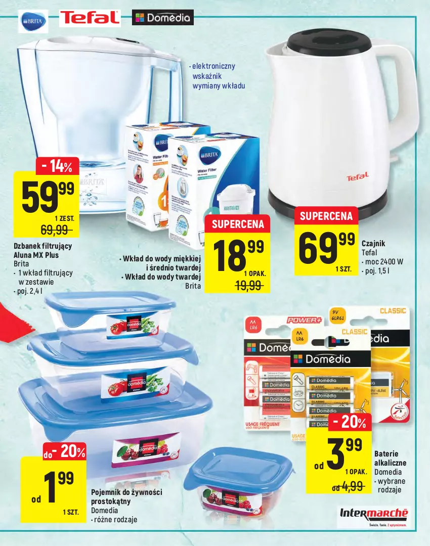 Gazetka promocyjna Intermarche - Warto wybrać - ważna 27.04 do 10.05.2021 - strona 23 - produkty: Baterie alkaliczne, Bikini, Brit, Brita, Czajnik, Dzbanek, Dzbanek filtrujący, Dzieci, Fa, Gra, Karp, Pojemnik, Psi Patrol, Rajstopy, Skarpetki, Tefal, Top, Wkład filtrujący