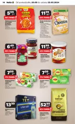 Gazetka promocyjna Netto - Artykuły spożywcze - Gazetka - ważna od 25.05 do 25.05.2024 - strona 14 - produkty: Cheerios, Corn flakes, Kawa ziarnista, Bell, Brit, Jogurt, Ksylitol, Dallmayr, Kawa, Herbata czarna, Dżem, Lipton, Miód, Danio, Herbata, Nestlé, Fa