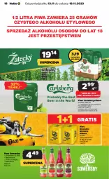 Gazetka promocyjna Netto - Artykuły spożywcze - Gazetka - ważna od 18.11 do 18.11.2023 - strona 18 - produkty: Piwa, Piwo, STP, Gra, Somersby, Kiwi, Lack, Carlsberg, Melon