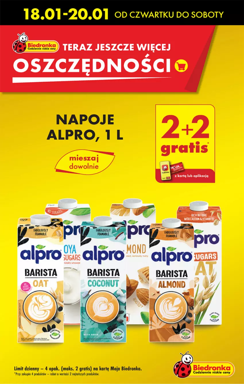 Gazetka promocyjna Biedronka - Od czwartku - ważna 18.01 do 24.01.2024 - strona 13 - produkty: Alpro, Dron, Gra, Napoje, Tera