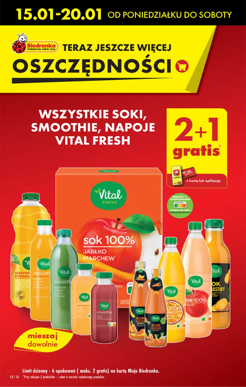 Gazetka promocyjna Biedronka - Od czwartku - ważna 18.01 do 24.01.2024 - strona 14 - produkty: Dron, Gra, Napoje, Smoothie, Sok