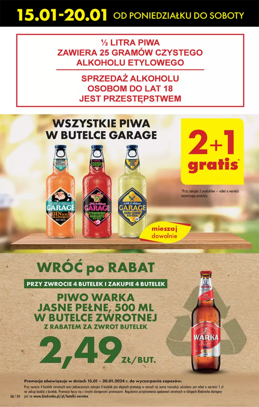 Gazetka promocyjna Biedronka - Od czwartku - ważna 18.01 do 24.01.2024 - strona 62 - produkty: Dron, Gra, Piwa, Piwo, Robot, Tran, Warka