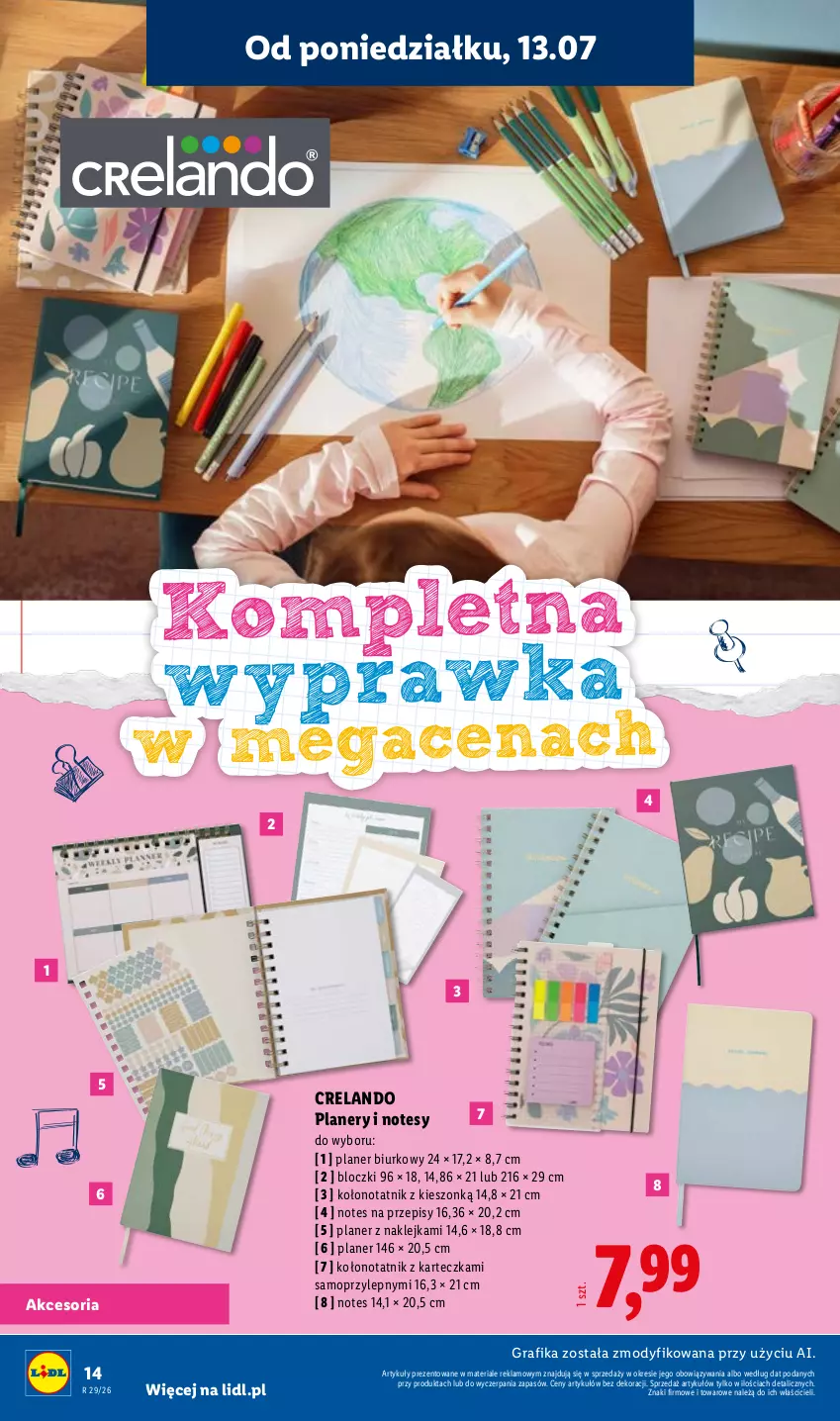 Gazetka promocyjna Lidl - Kompletna wyprawka w megacenach - ważna 11.07 do 15.09.2026 - strona 16 - produkty: Biurko, Gra, Grafika, Klej, Mop