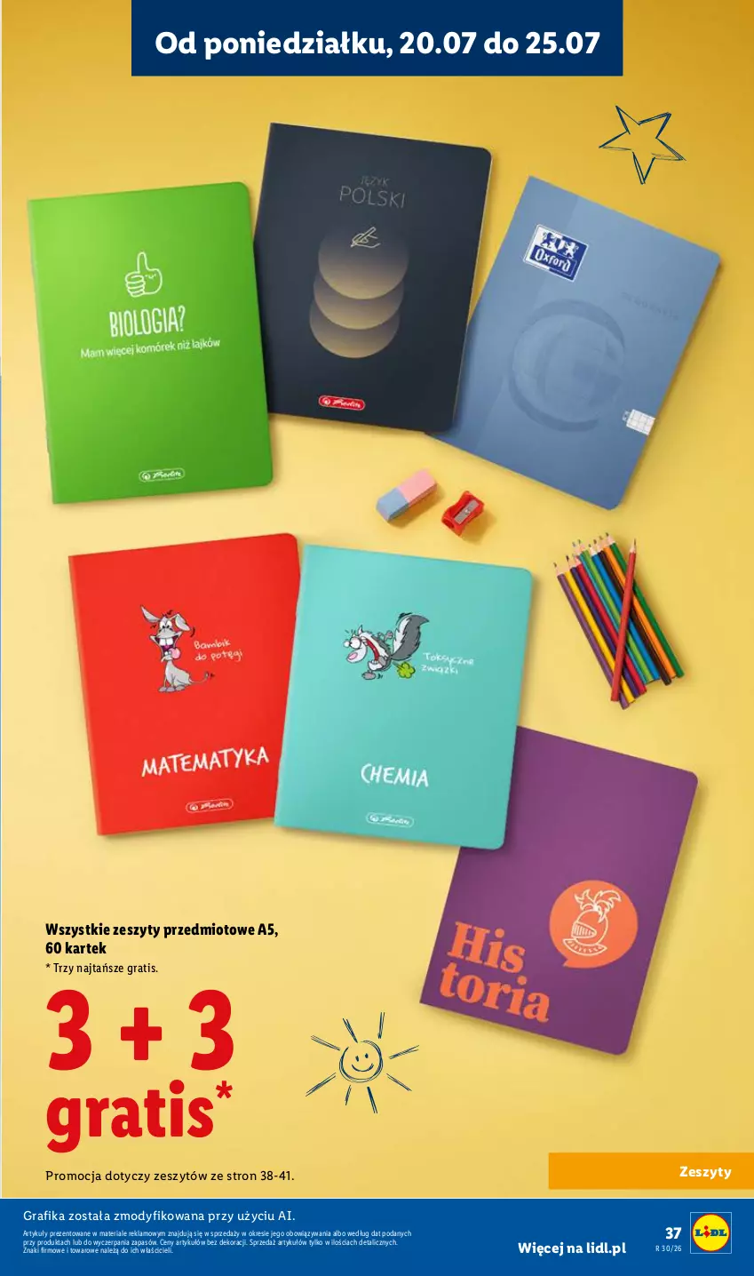 Gazetka promocyjna Lidl - Kompletna wyprawka w megacenach - ważna 11.07 do 15.09.2026 - strona 39 - produkty: Gra, Grafika