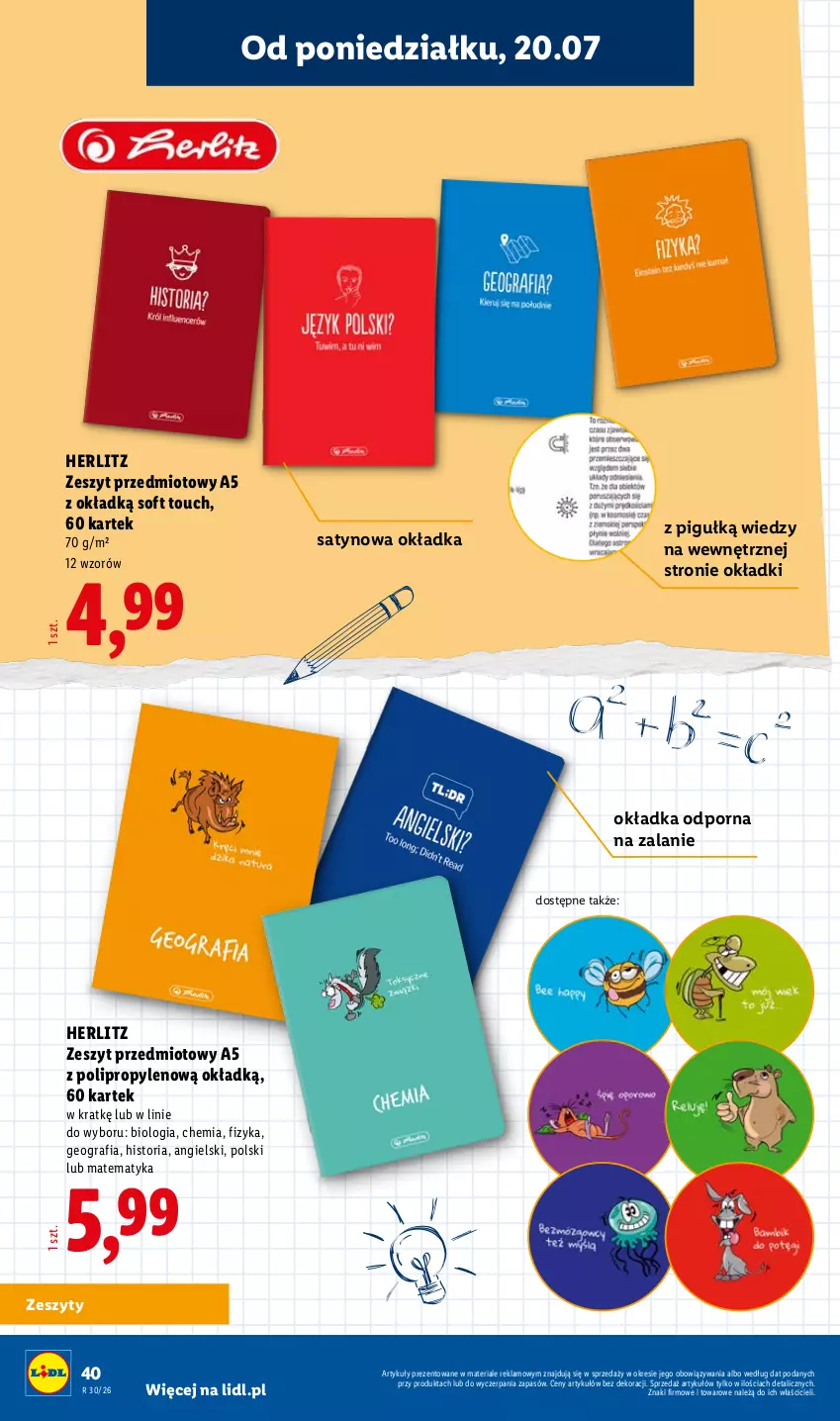 Gazetka promocyjna Lidl - Kompletna wyprawka w megacenach - ważna 11.07 do 15.09.2026 - strona 42 - produkty: Gra, Por