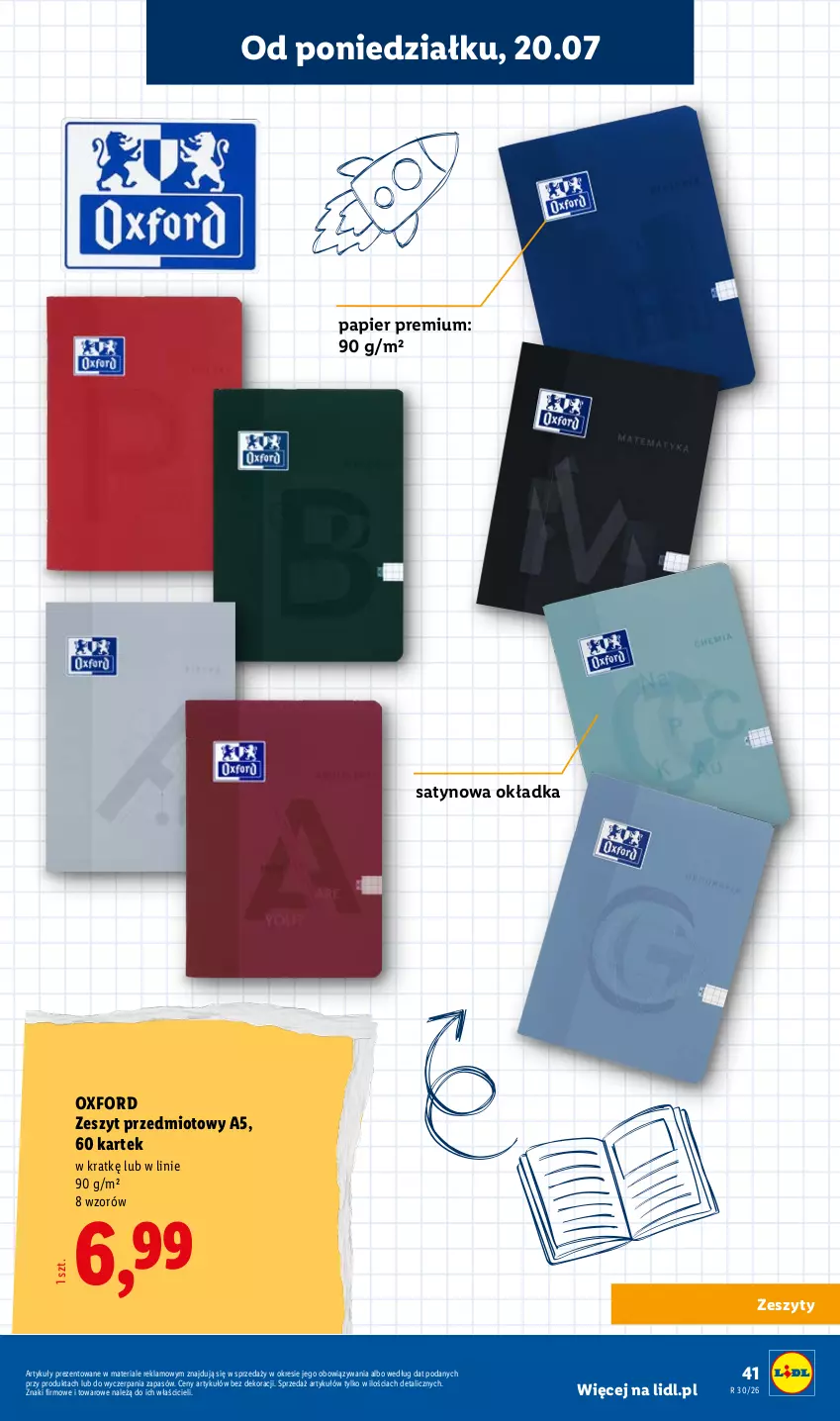 Gazetka promocyjna Lidl - Kompletna wyprawka w megacenach - ważna 11.07 do 15.09.2026 - strona 43 - produkty: Papier