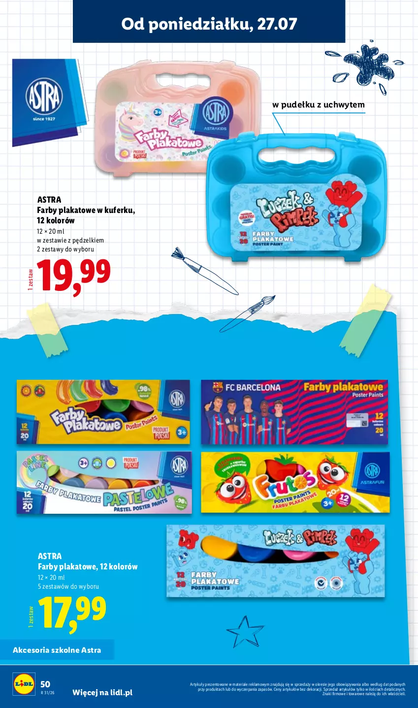 Gazetka promocyjna Lidl - Kompletna wyprawka w megacenach - ważna 11.07 do 15.09.2026 - strona 52 - produkty: Fa