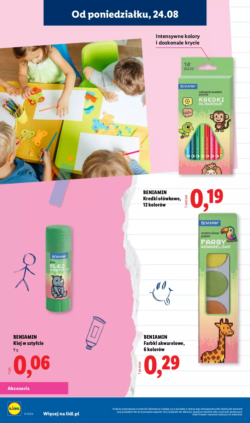Gazetka promocyjna Lidl - Kompletna wyprawka w megacenach - ważna 11.07 do 15.09.2026 - strona 58 - produkty: Fa, Klej