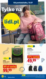 Gazetka promocyjna Lidl - Kompletna wyprawka w megacenach - Gazetka - ważna od 15.09 do 15.09.2026 - strona 72 - produkty: Plecak
