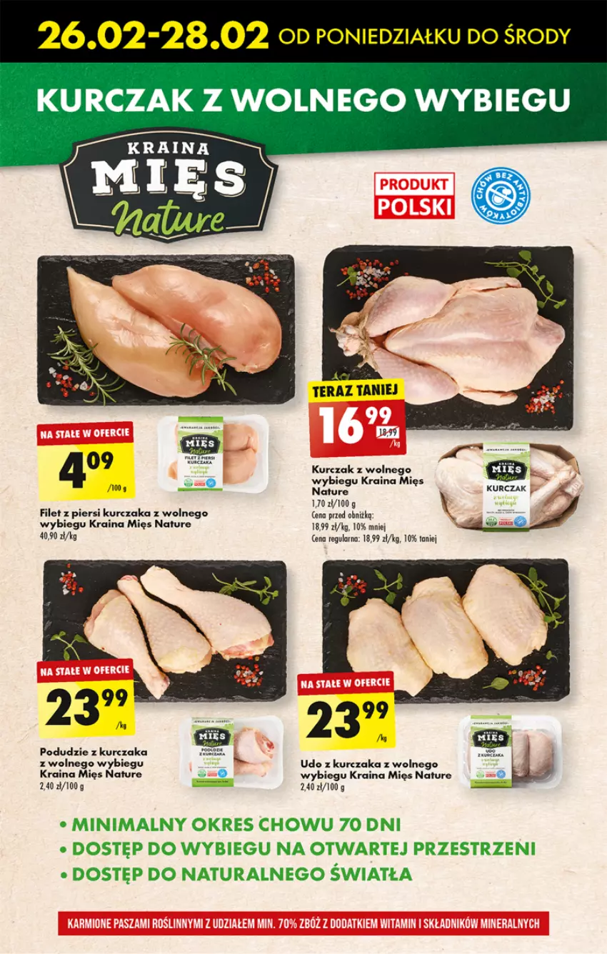 Gazetka promocyjna Biedronka - Od poniedzialku - ważna 26.02 do 02.03.2024 - strona 29 - produkty: Filet z piersi kurczaka, Karmi, Kurczak, Podudzie z kurczaka