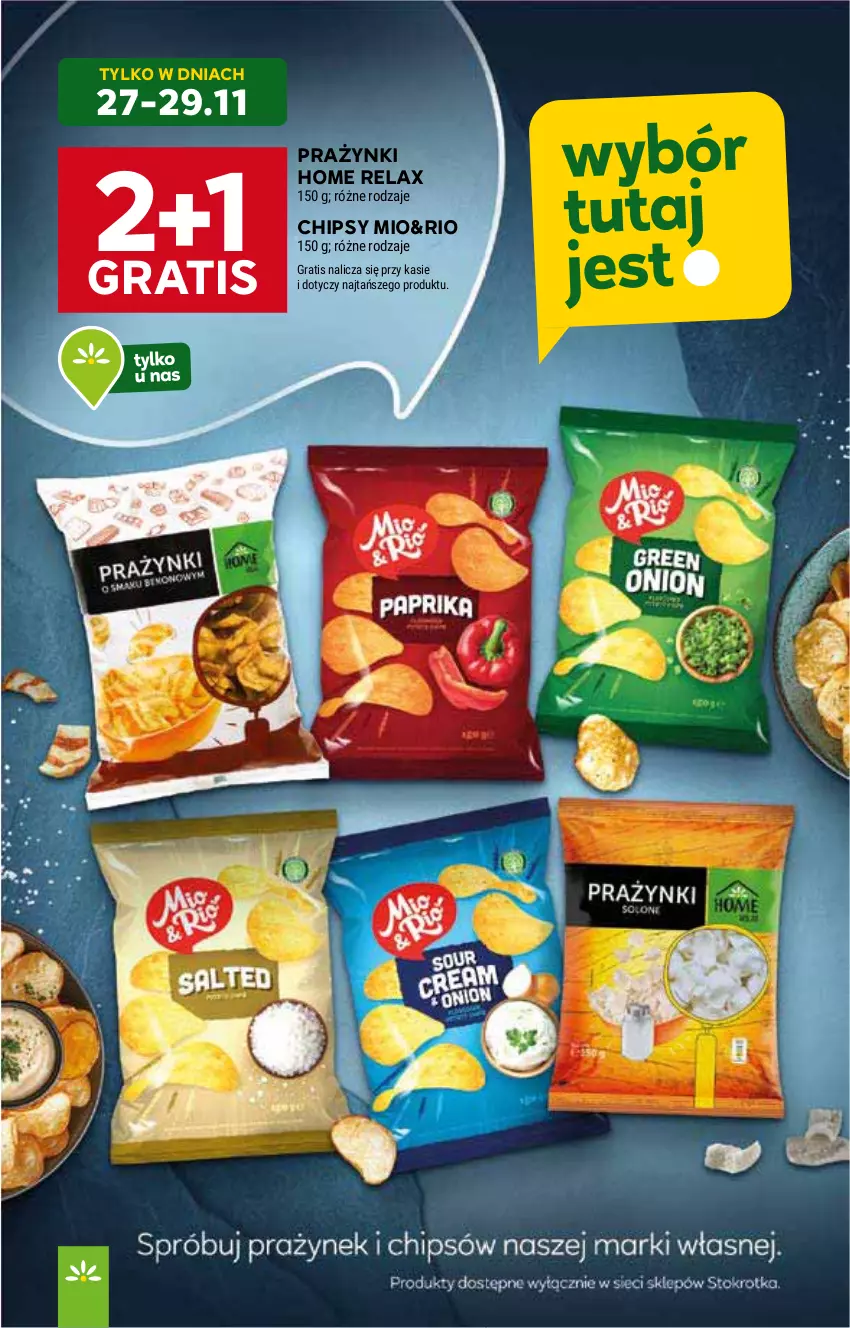 Gazetka promocyjna Stokrotka - Market - ważna 27.11 do 03.12.2025 - strona 23 - produkty: Chipsy, Gra