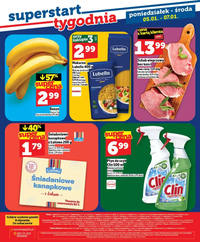 Gazetka promocyjna Topaz - Gazetka - ważna 02.01 do 07.01.2026 - strona 28 - produkty: Body, KOBO, Ogiński, Olej, Podlaski, Sok, Sokołów, Top, Tusz