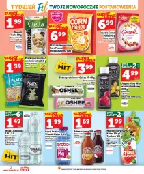 Gazetka promocyjna Topaz - Gazetka - Gazetka - ważna od 07.01 do 07.01.2026 - strona 2 - produkty: Corn flakes, Top, Sok, Gra, Piątnica, Jogurt, Sante, Tymbark, Oshee, Baton, Kubuś, Woda, Napój, Cisowianka, Jogurt pitny, Granola, Miecz, Magnez
