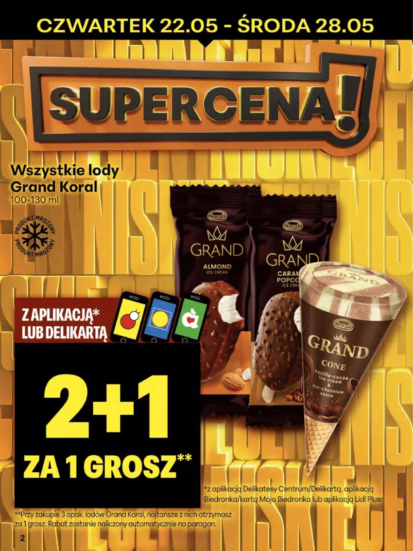 Gazetka promocyjna Delikatesy Centrum - Franczyza DC21 Czwartek - ważna 22.05 do 28.05.2025 - strona 2 - produkty: Dron, Gra