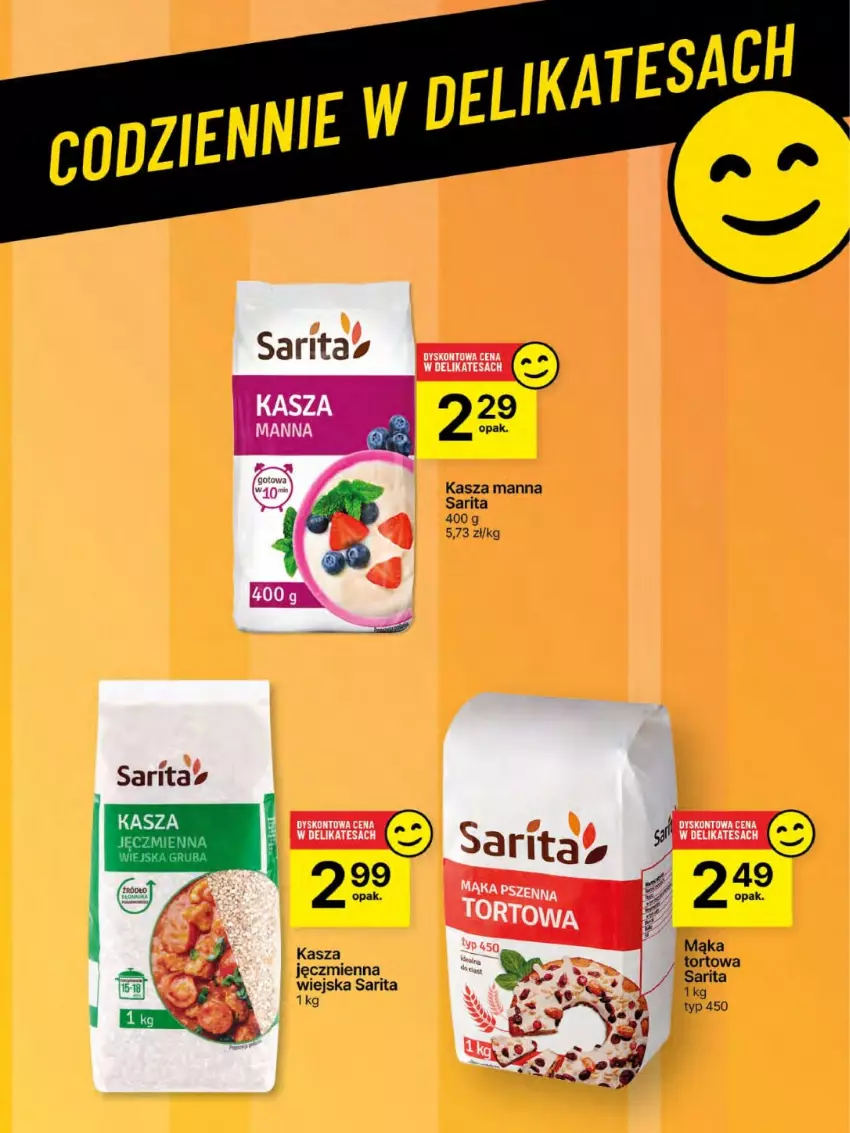 Gazetka promocyjna Delikatesy Centrum - Franczyza DC21 Czwartek - ważna 22.05 do 28.05.2025 - strona 53 - produkty: Kasza, Kasza jęczmienna, Sarita