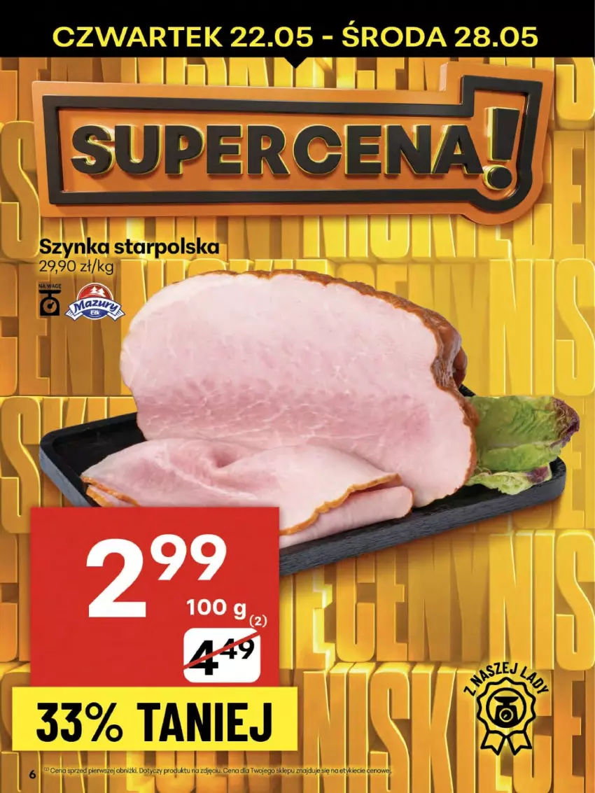 Gazetka promocyjna Delikatesy Centrum - Franczyza DC21 Czwartek - ważna 22.05 do 28.05.2025 - strona 6