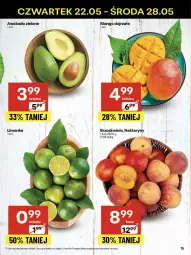 Gazetka promocyjna Delikatesy Centrum - Franczyza DC21 Czwartek - Gazetka - ważna od 28.05 do 28.05.2025 - strona 15 - produkty: Kosz, Limonka, Brzoskwinie, Mango, Nektar