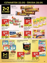 Gazetka promocyjna Delikatesy Centrum - Franczyza DC21 Czwartek - Gazetka - ważna od 28.05 do 28.05.2025 - strona 33 - produkty: Ciastka, Krakus, Ser, Rum, Ananas, Lion, Syrop, Baton, Gala, Krakuski, Nimm2, LG