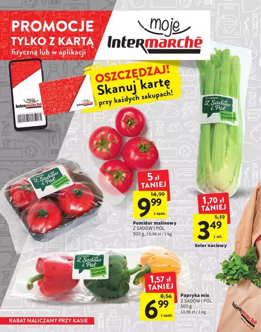 Gazetka promocyjna Intermarche - Gazetka Intermarche - ważna 19.01 do 01.02.2023 - strona 10 - produkty: Papryka, Pomidor malinowy, Seler naciowy