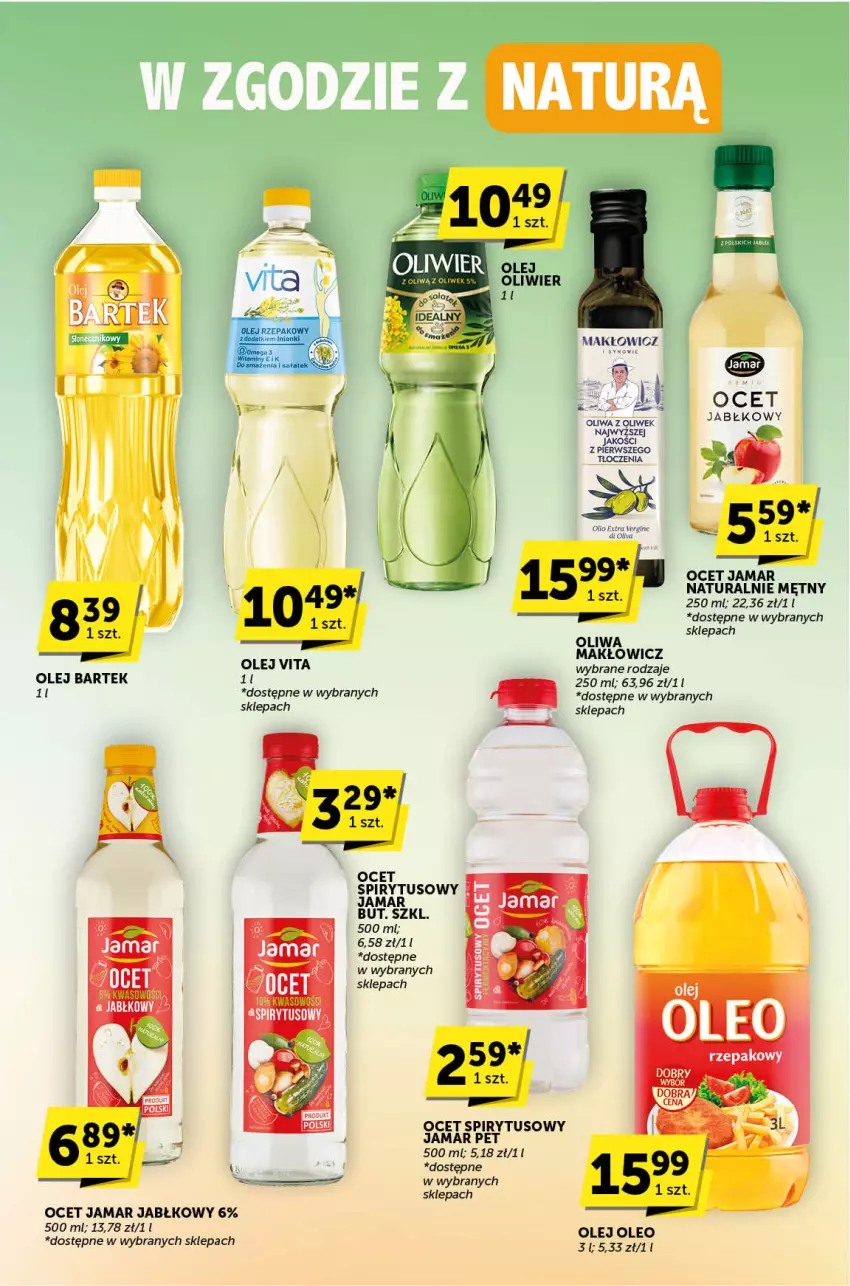 Gazetka promocyjna ABC - ważna 27.06 do 09.07.2024 - strona 11 - produkty: Bartek, Gin, Lanki, Ocet, Olej, Olej rzepakowy, Oleo, Oliwa z oliwek, Por