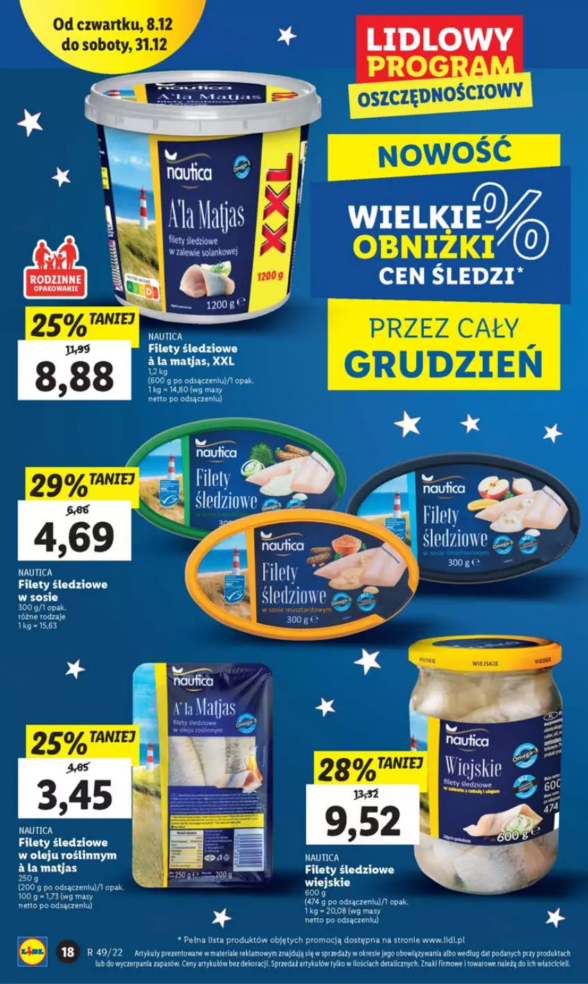 Gazetka promocyjna Lidl - GAZETKA - ważna 07.12 do 11.12.2022 - strona 20 - produkty: Matjas, Olej, Sos