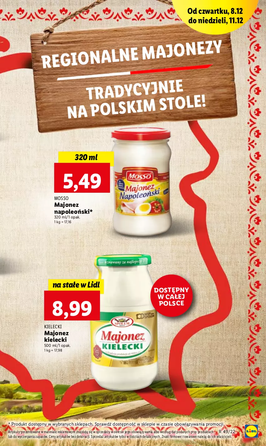 Gazetka promocyjna Lidl - GAZETKA - ważna 07.12 do 11.12.2022 - strona 39 - produkty: Majonez, Oleo