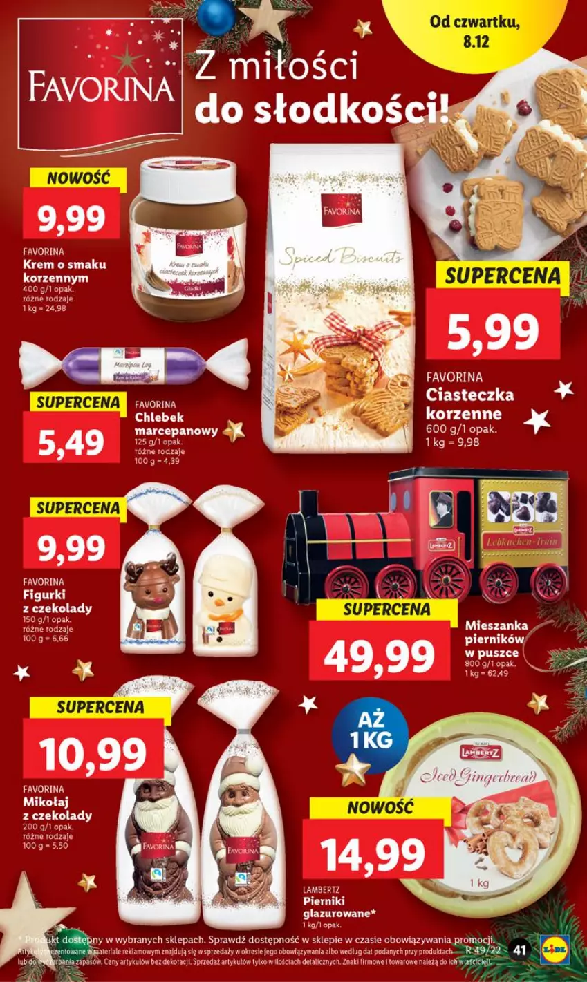 Gazetka promocyjna Lidl - GAZETKA - ważna 07.12 do 11.12.2022 - strona 47 - produkty: Chleb, Fa, Piernik