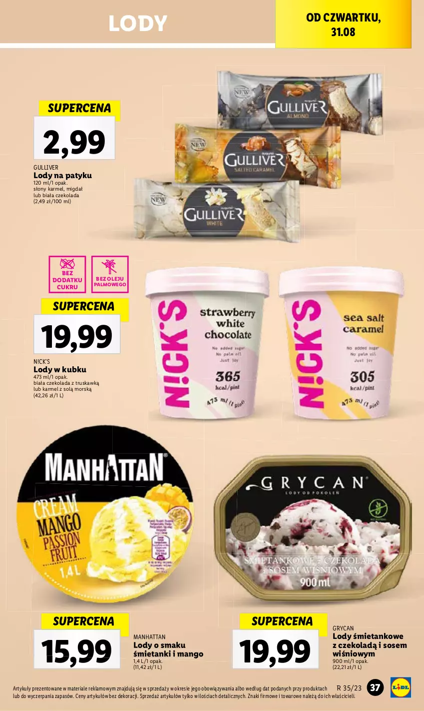 Gazetka promocyjna Lidl - GAZETKA - ważna 31.08 do 02.09.2023 - strona 51 - produkty: Gry, Lody, Sos