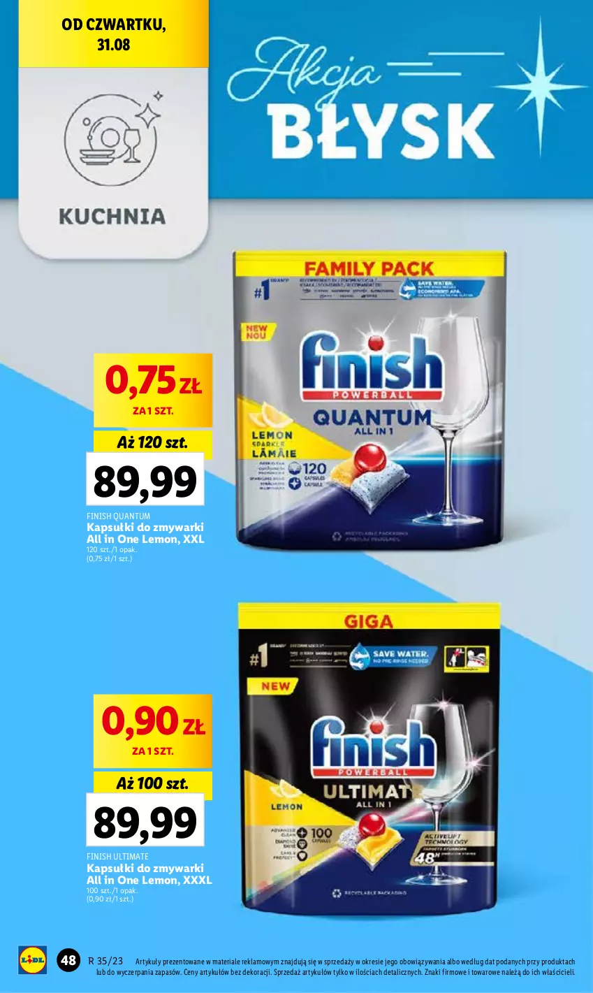 Gazetka promocyjna Lidl - GAZETKA - ważna 31.08 do 02.09.2023 - strona 62 - produkty: Finish